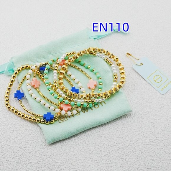 Enewton Blue Cross Bracelet Set - Picture 3 of 4